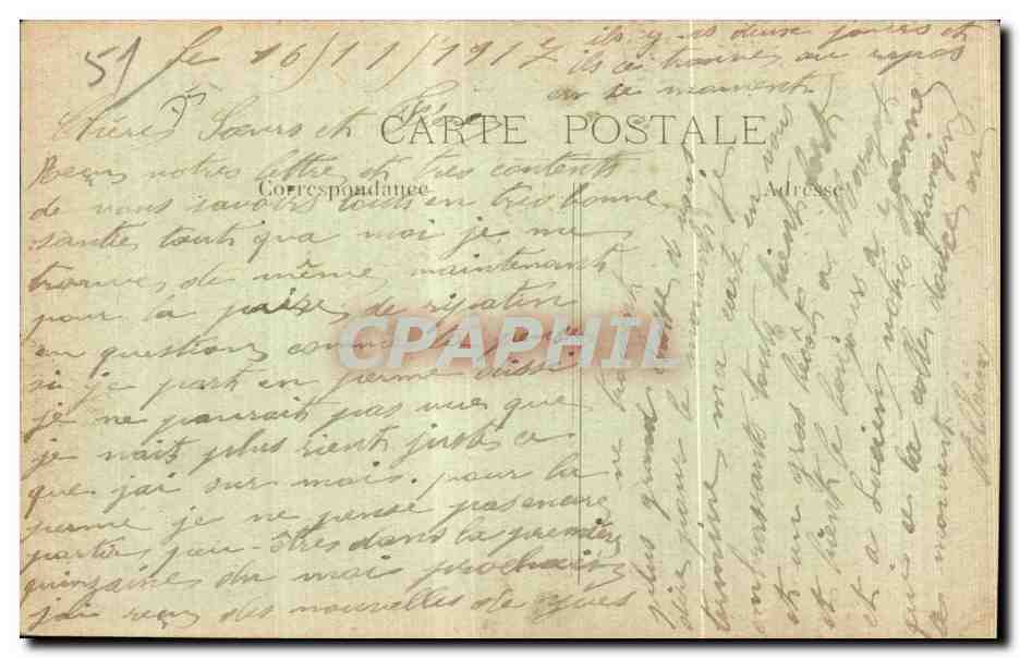Cimetière de Florent — Glorieux héros de l'Argonne — Éditeur F. Desingy, Sélestat — Reverso