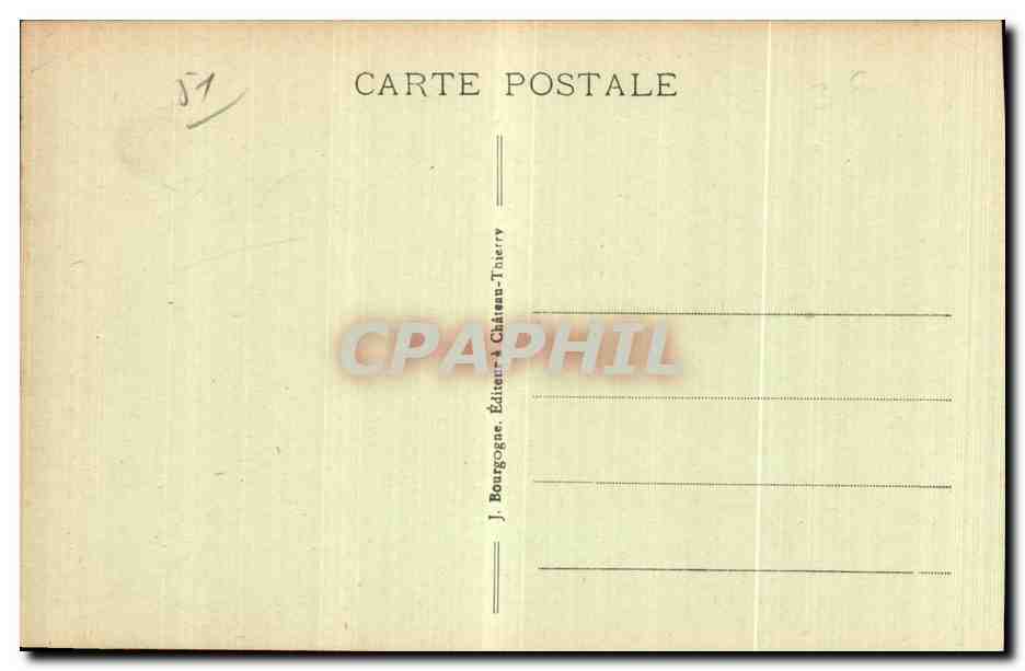 CPA Epernay Avenue Paul Chandon Eglise St Pierre St Paul  — Rückseite