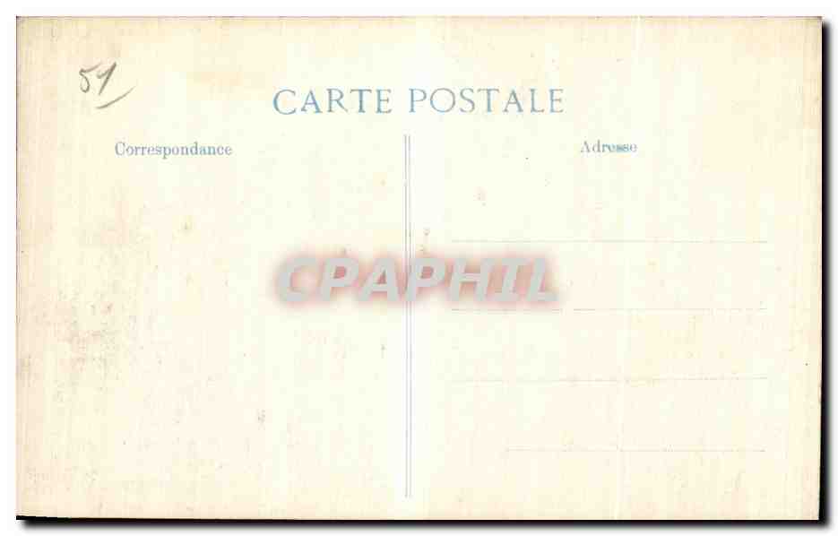 Étrepay (Marne) — Pénétration d'obus dans l'église — A. Gauthier, édit. - Saint-Dizier — Verso