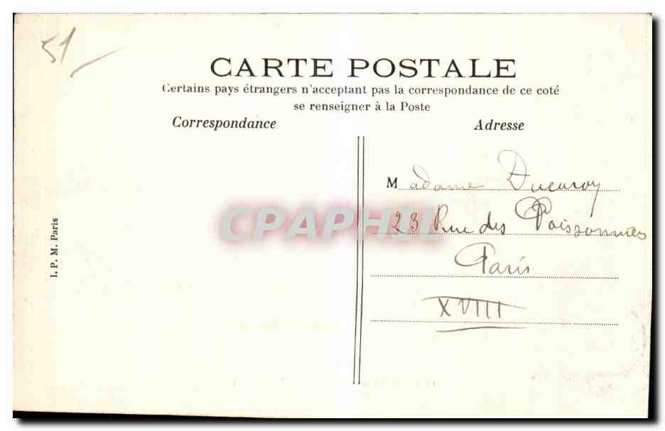 CPA La veille de Montmirail par Gueldry Militaria Napoleon  — Back