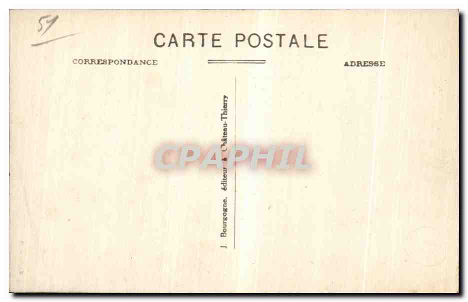 CPA Chatillon sur Marne statue du Pape Urbain II — Back