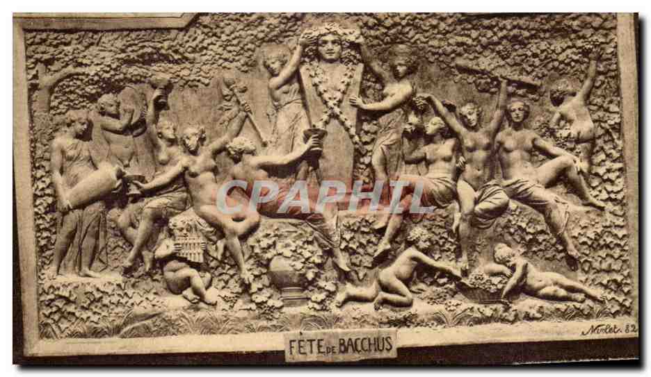 Fête de Bacchus — bas-relief sculpté dans la craie — Collection Champagne Pommery & Greno - Reims, n°14