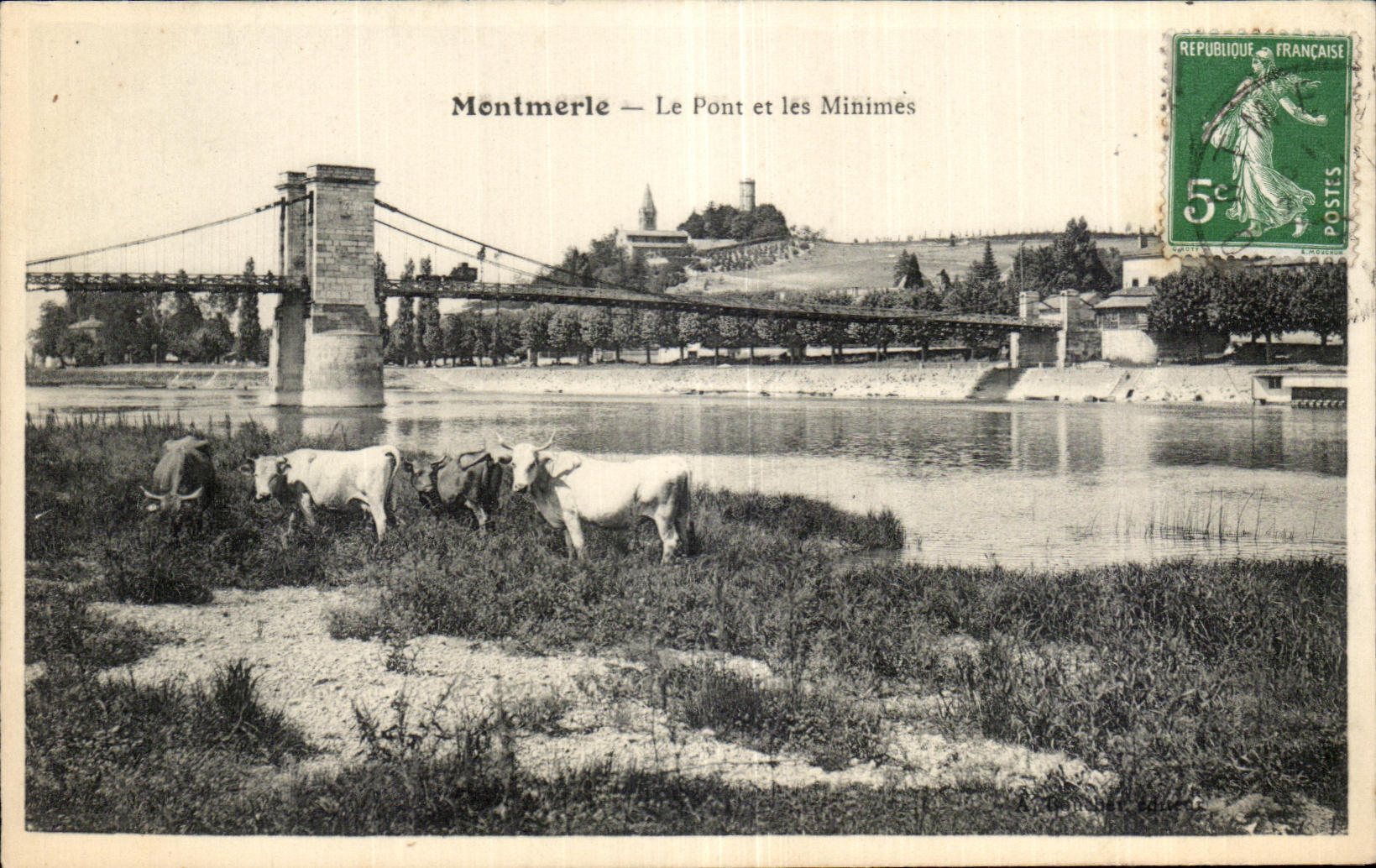 Montmerle — Le Pont et les Minimès — Éditeur non visible