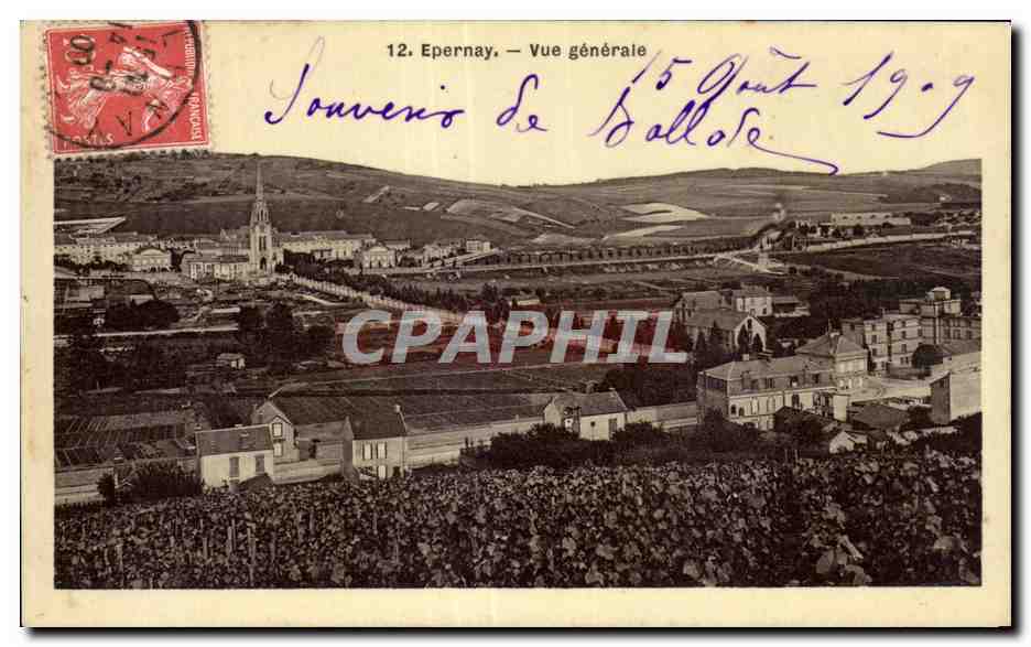 CPA Epernay vue generale