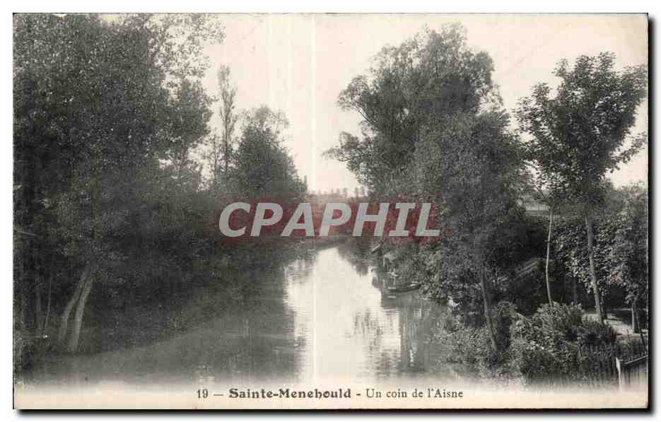 CPA Sainte Menehould Un coin de l Aisne