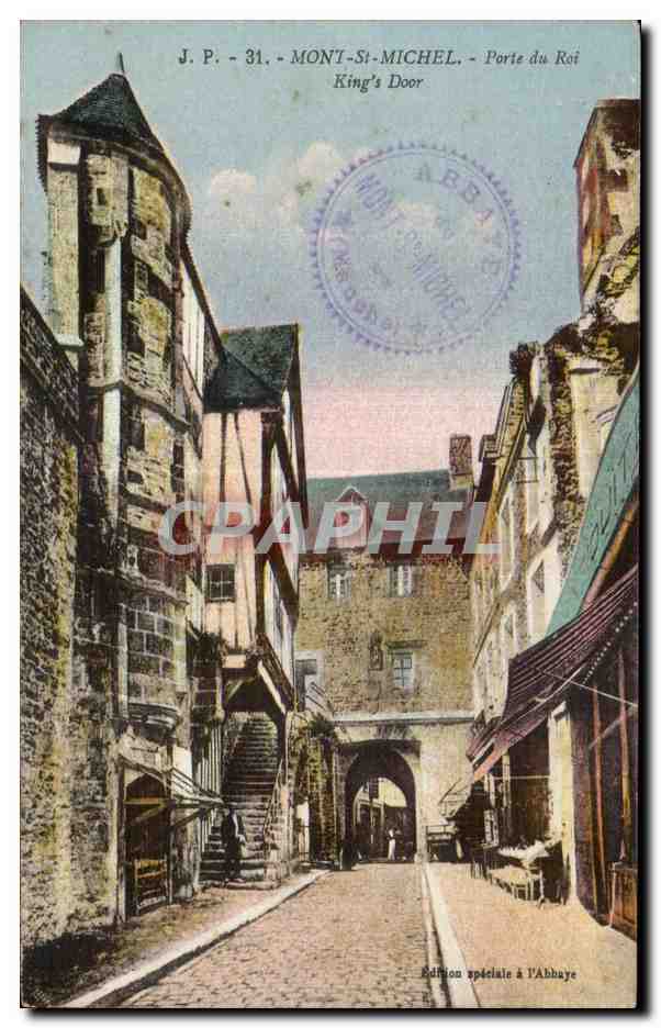 CPA Mont Saint MichelPorte du roi 