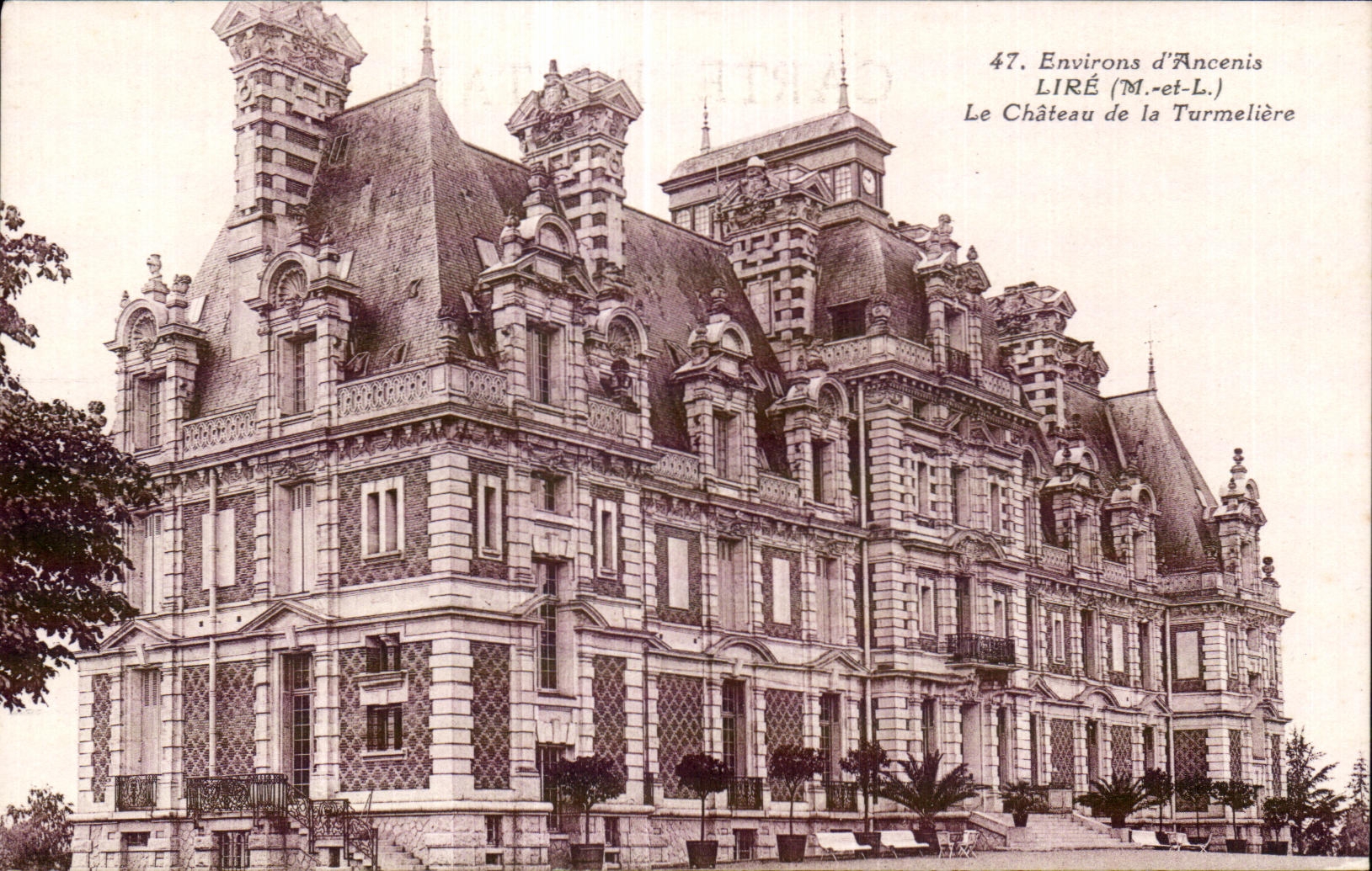 CPA Environs d Ancenis Lire Le chateau de la Turmeliere