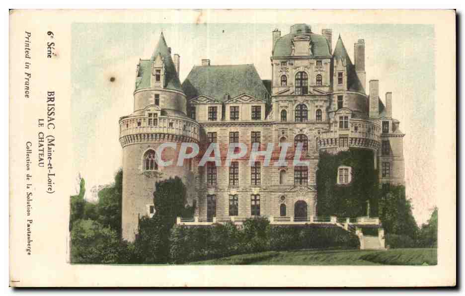 CPA Brissac maine et loire le chateau
