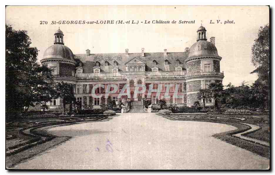 CPA St Georges loire M et L le chateau de serrant L V phot