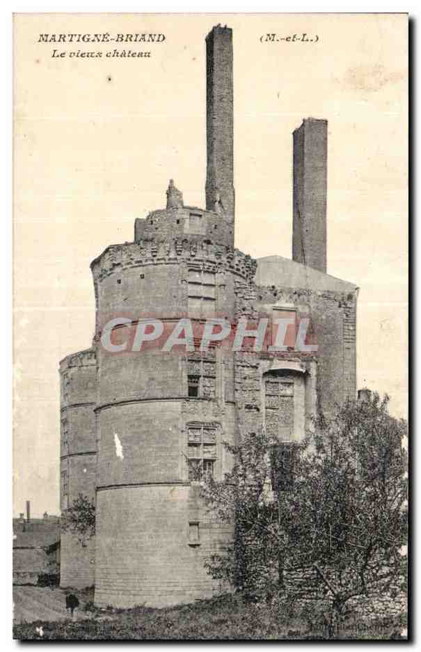 CPA Martigne briand le vieux chateau