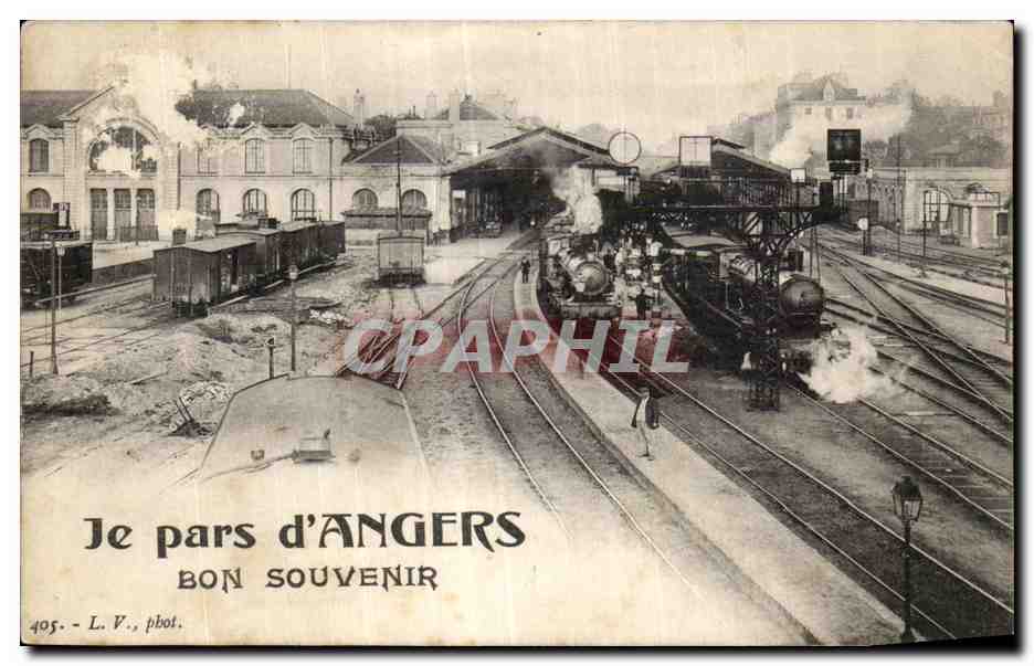 CPA Angers Gare Train 