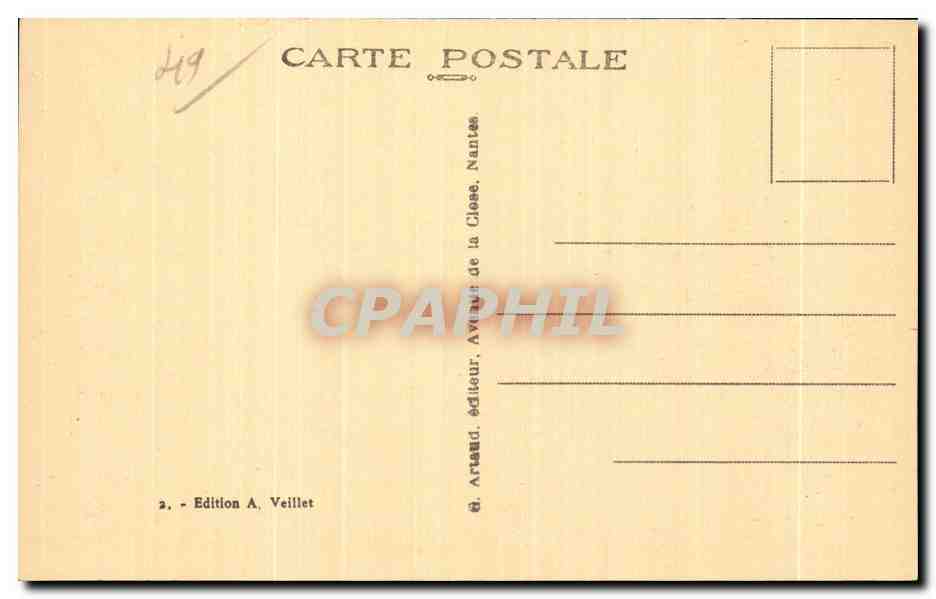 CPA St Florent le Vieil Insurrection vendeenne Mars 1795  — Rückseite