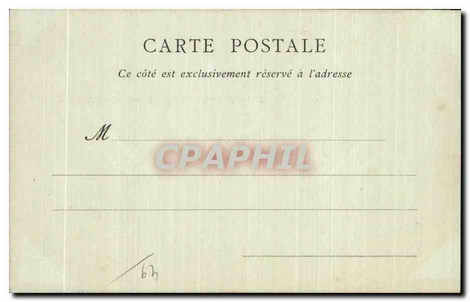 CPA Angers La tour de la Haute Chaine  — Rückseite