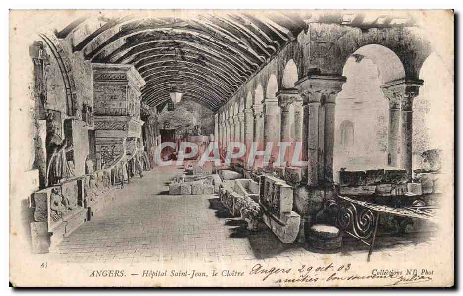 CPA Angers Hopital Saint Jean le cloitre 