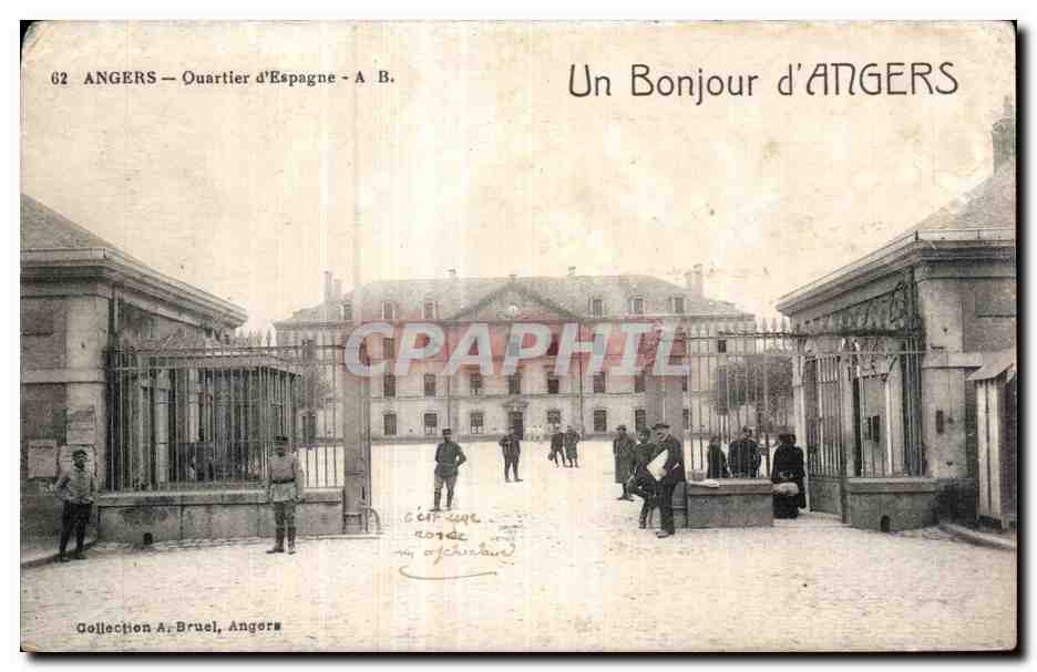 CPA Angers Quartier d Espagne 