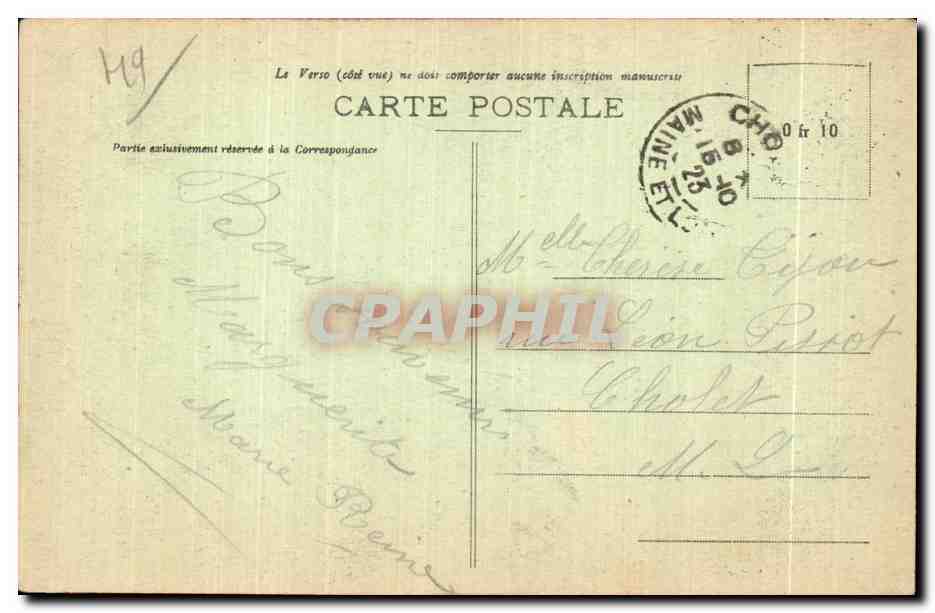 CPA Behuard Interieur de l eglise Cloche offerte par Louis XI — Rückseite