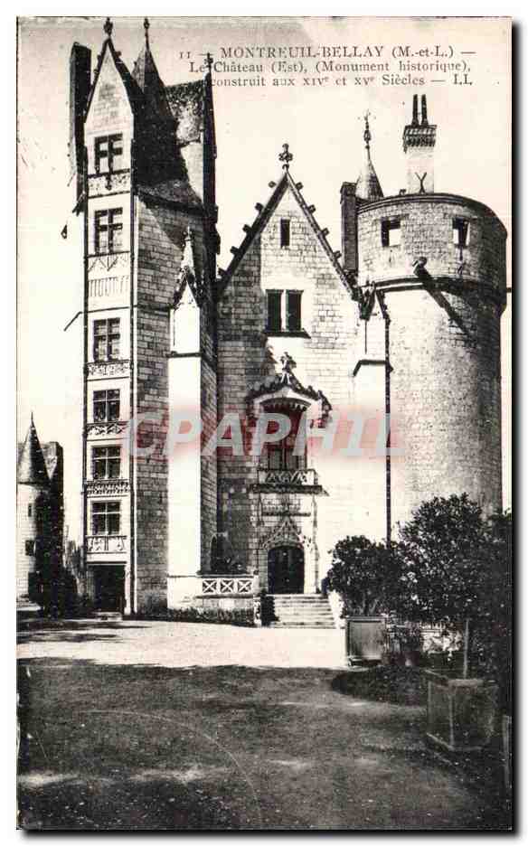 CPA Montreuil Bellay Le chateau 