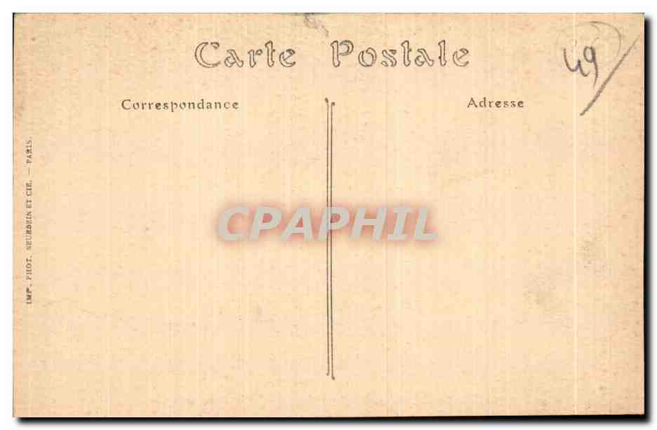 CPA Angers Ancien hopital Saint Jean Le cloitre  — Rückseite