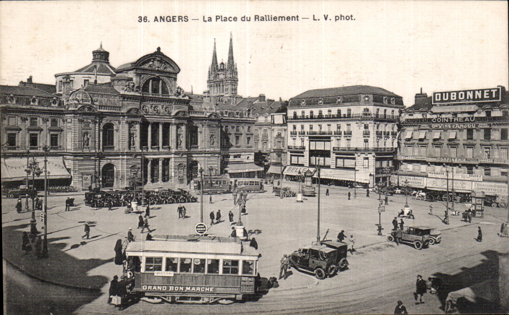 CPA Angers La place du ralliement 