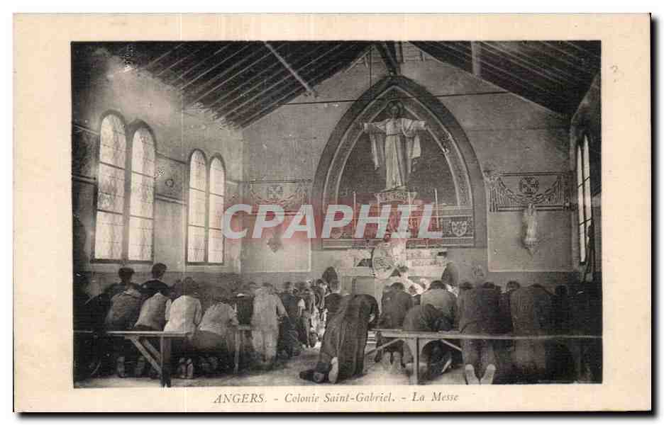CPA Angers Colonie Saint Gabriel La messe