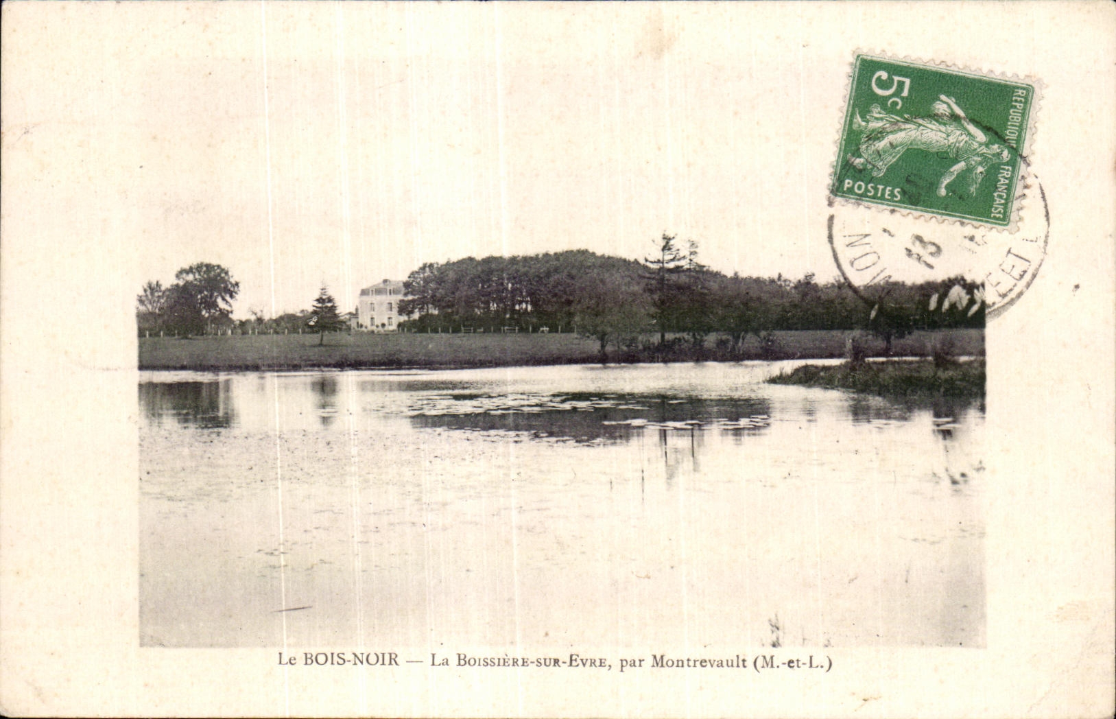 CPA Le Bois Noir La Boissiere Evre par Montrevault