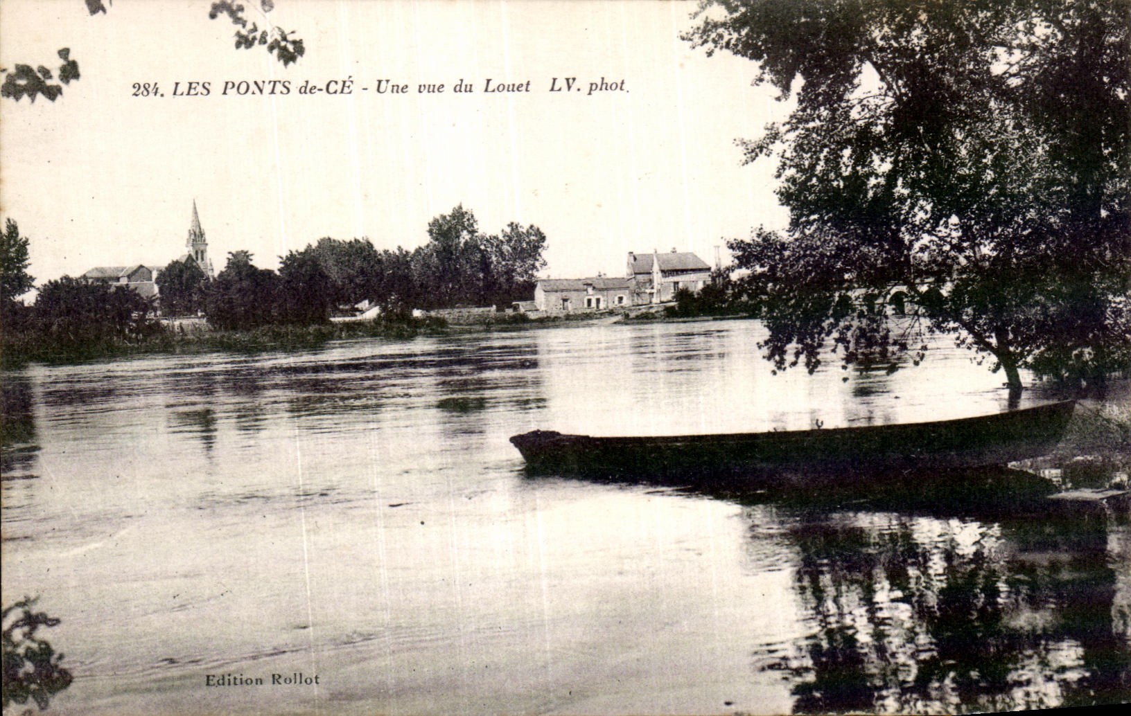 CPA Les Ponts de Ce Une une du Louet Lv Phot