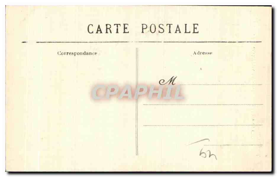 CPA Fontaine Milon Chateau du Chatelet — Verso