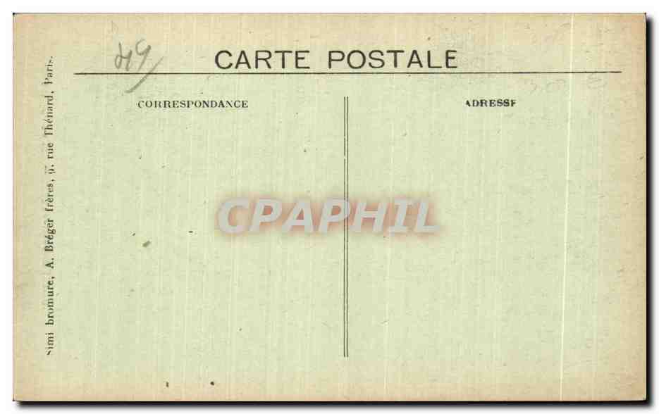 CPA Beaufort en Vallee Nef de l Eglise — Rückseite