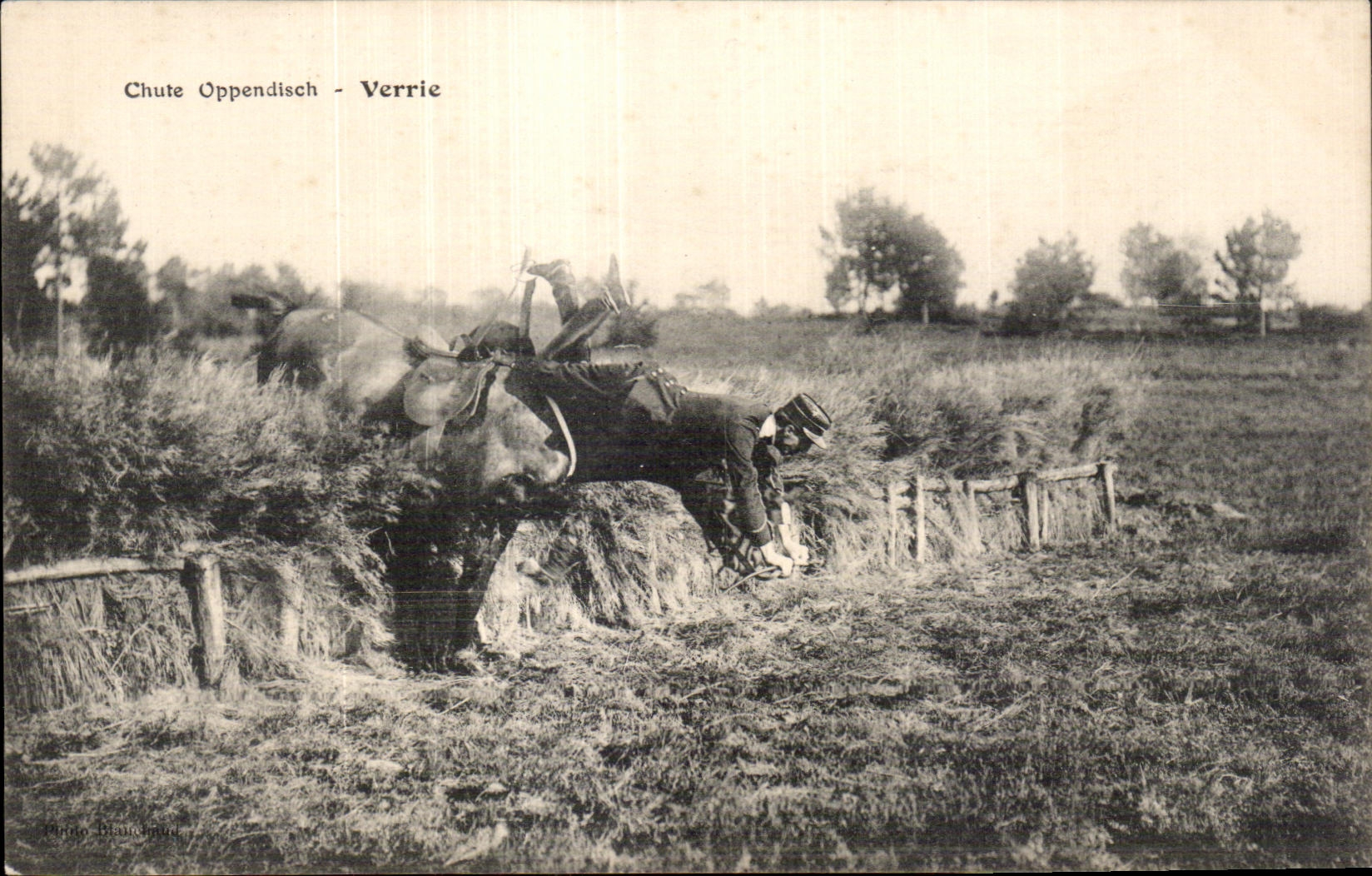 CPA Chure Oppendisch Verrie Cheval Horse 