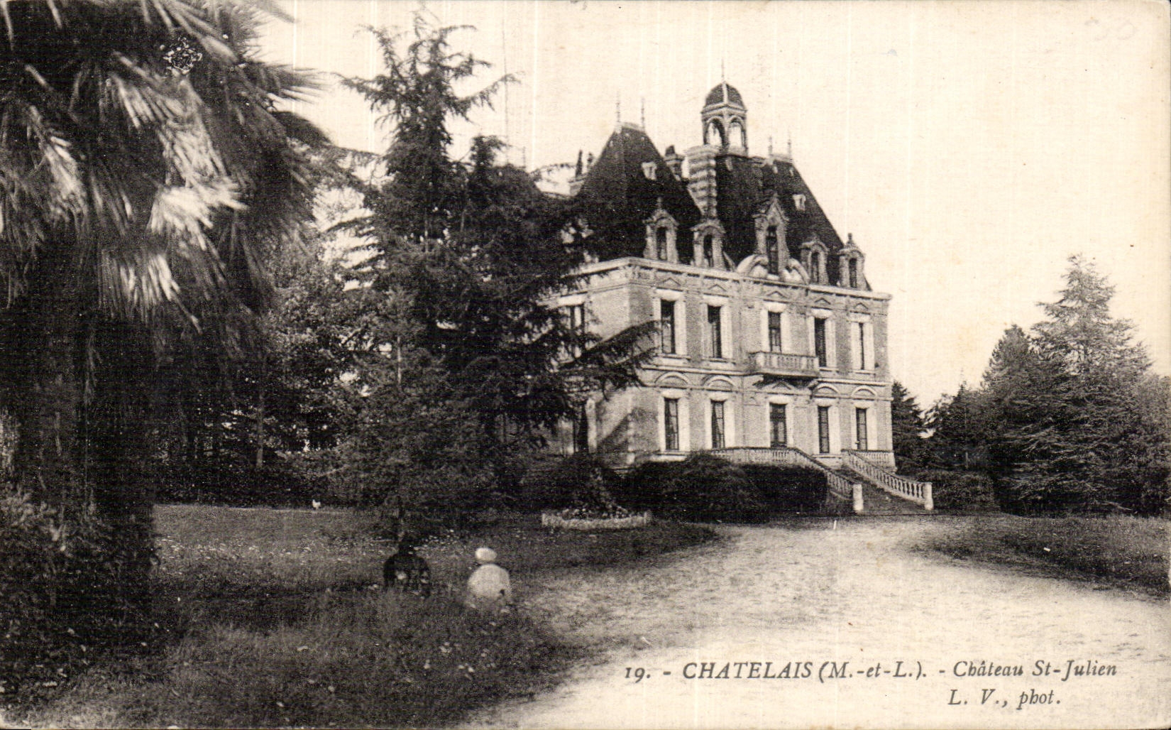 CPA Chatelais Cbaleau St Julien 