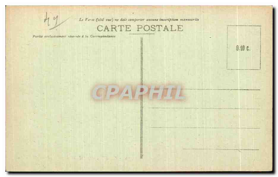 CPA Chatelais Cbaleau St Julien  — Rückseite