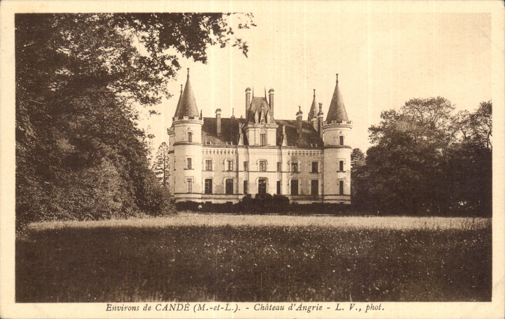 CPA Environs de Cande (M et L) Chateau d Angrie 