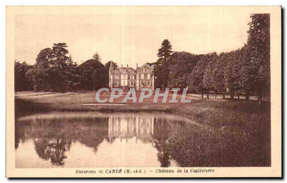 CPA Envrons de Cande Chateau de l Carllotrere