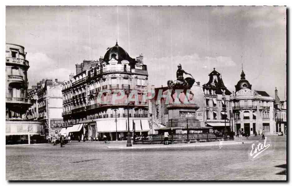 CPA Orleans La Place du Martroi Place of the Matroi