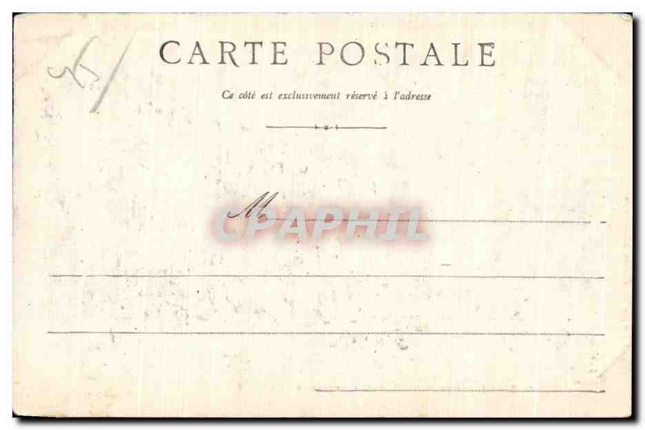 CPA Interieur de de Recouvrance a Orleans — Verso