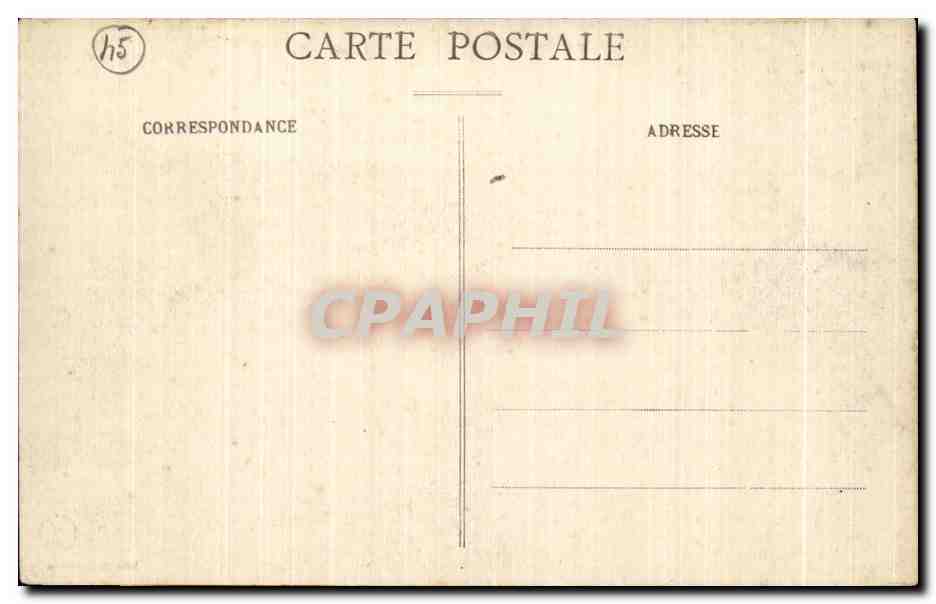 CPA Briare Le Pont Canal (longueur metres) — Rückseite