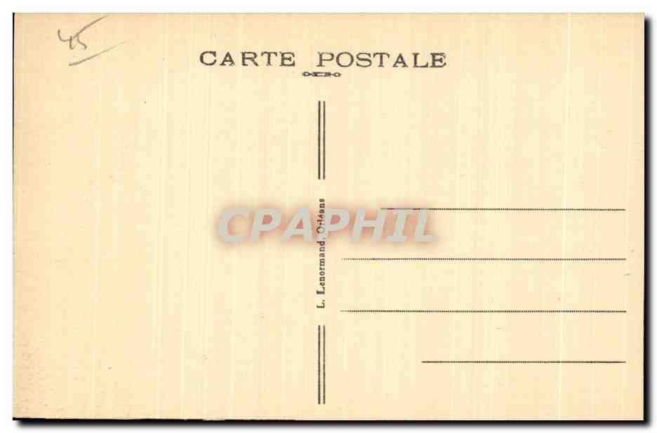 CPA Orleans Interieur de I Hotel de Ville Salle des Mariages — Verso