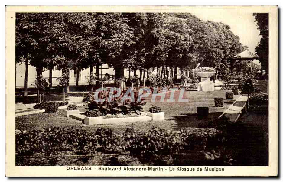 CPA Orleans Boulevard Alexandre Martin Le Kiosque de Musique