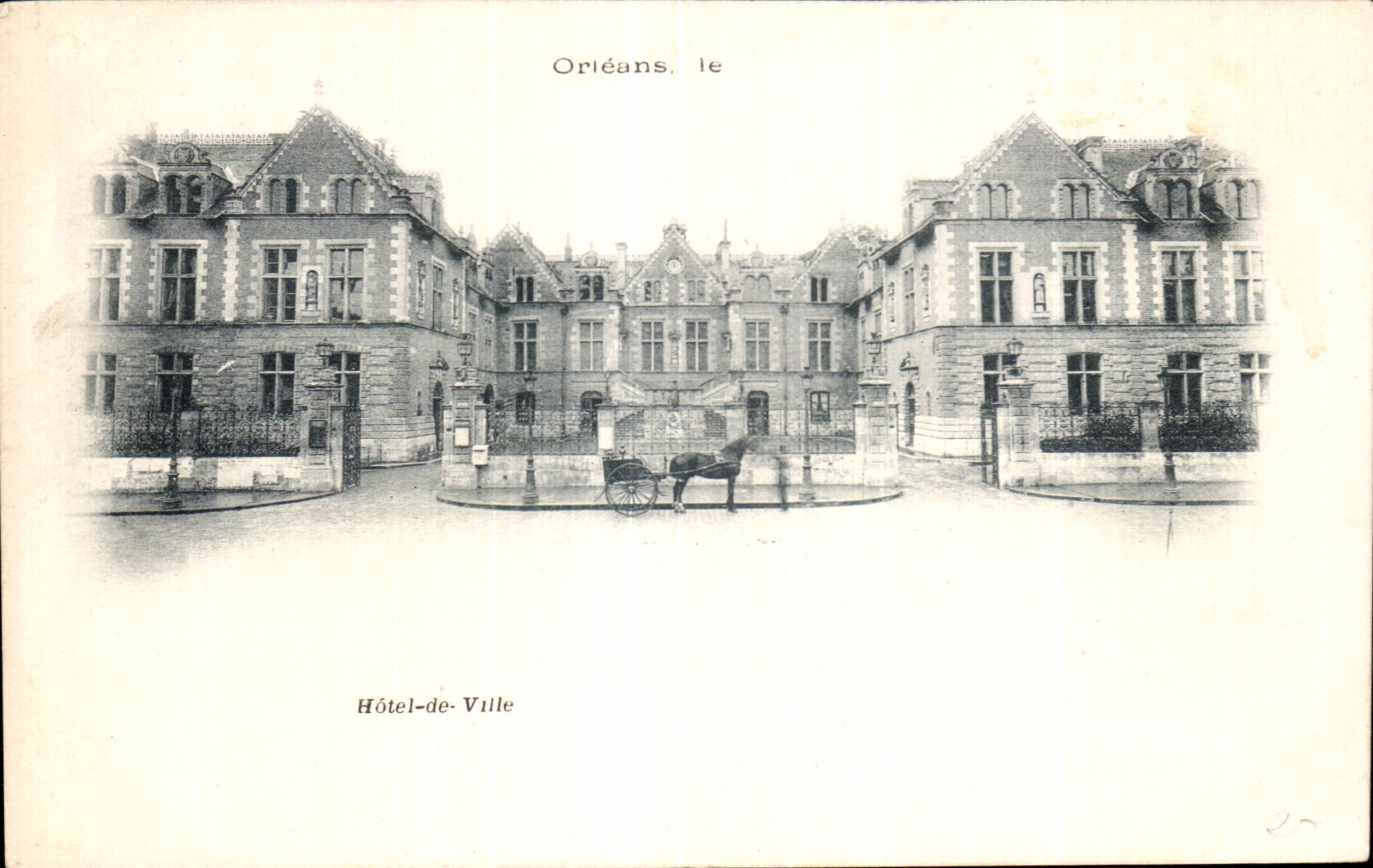 CPA Orleans Hotel de Ville Cheval Horse
