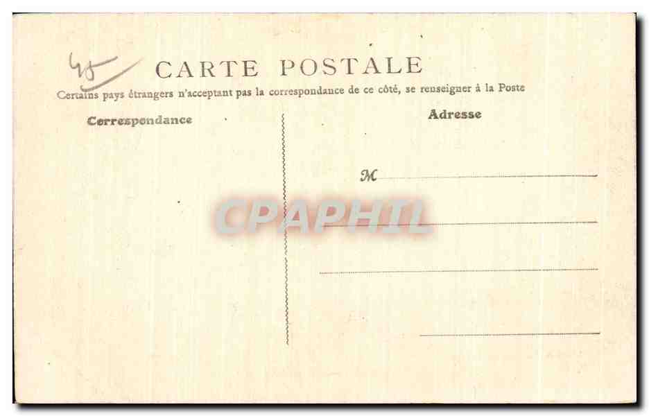 CPA Orleans La Prefecture — Verso