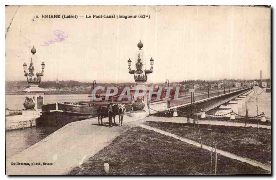 CPA Briare (Loiret) le Pont Canal