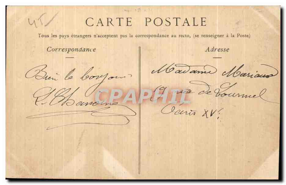 CPA Jeanne d arc Victorieuse rentre a Orleans par Scherrer — Verso