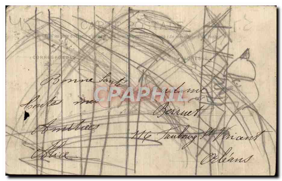 St-Denis-en-Val - Le Bourg — éditeur Gys Sézille, n° de série non visible — Verso