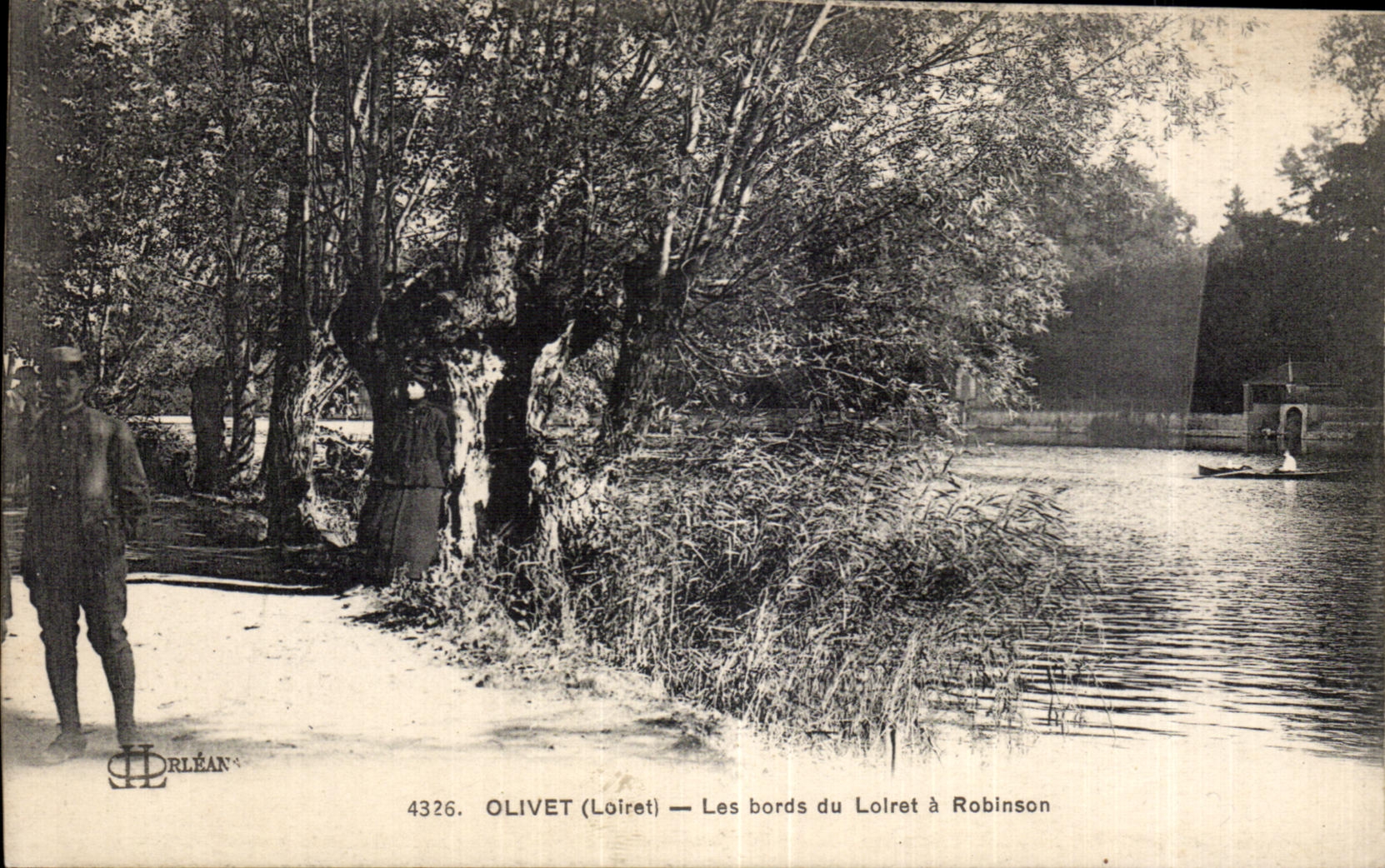 CPA Olivet (Loiret) Les bords du Loiret a Robinson
