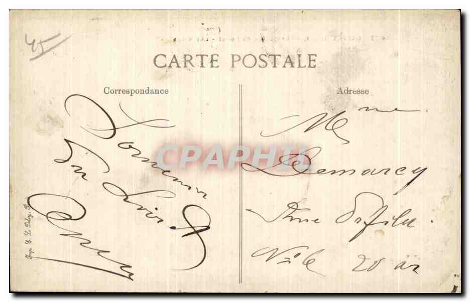 CPA Olivet Les Bords du Loiret Les Villas — Rückseite