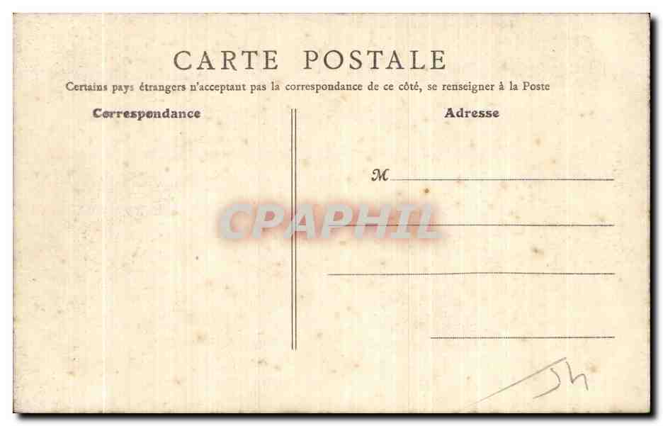CPA Gien Le Puits a deux etages — Rückseite