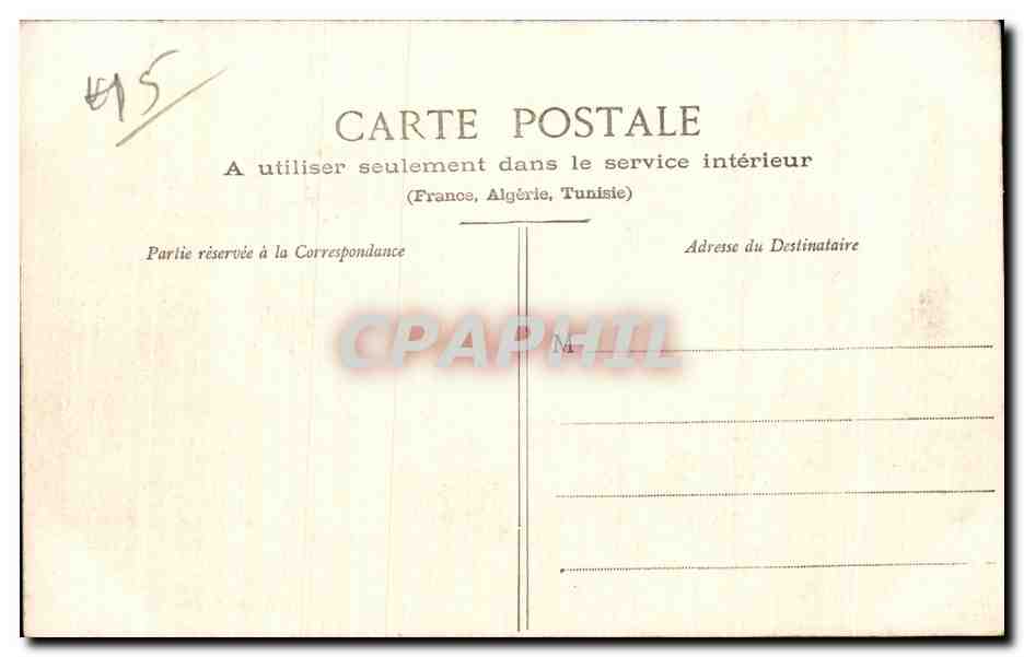 CPA Montargis Vieille Rue sur l eau — Rückseite