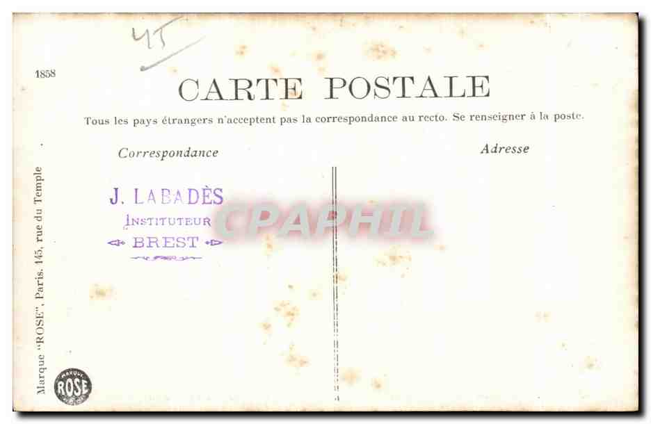 CPA Orleans Bas reliefs de la Statue de Jeanne D Arc Le Sacre du Roj a Reims  — Verso