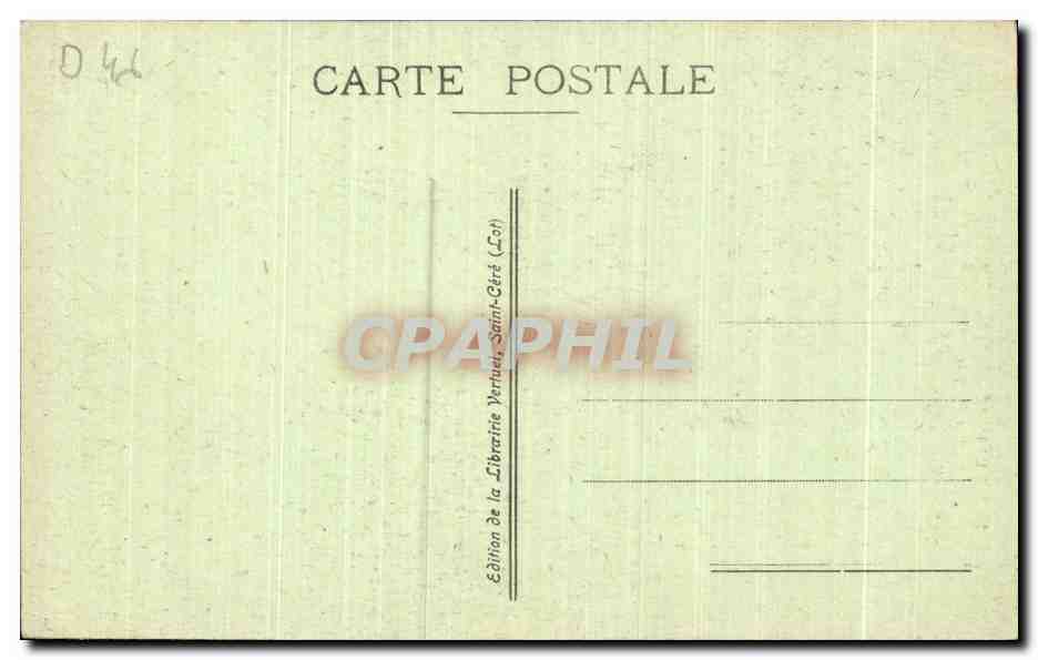 CPA Le Lot Illustre Rocamadour Porte du Figuier — Rückseite