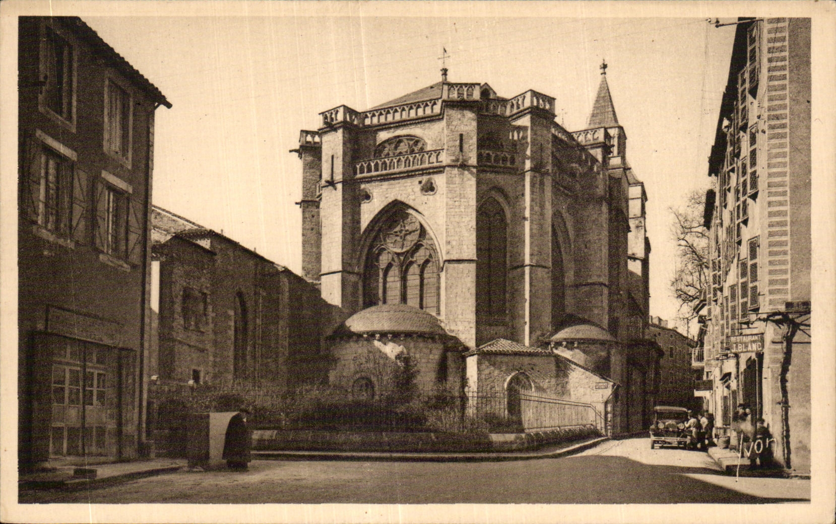 CPA La Douce France Cahors (Lot) Abside de la Cathedrale Saint Etienne